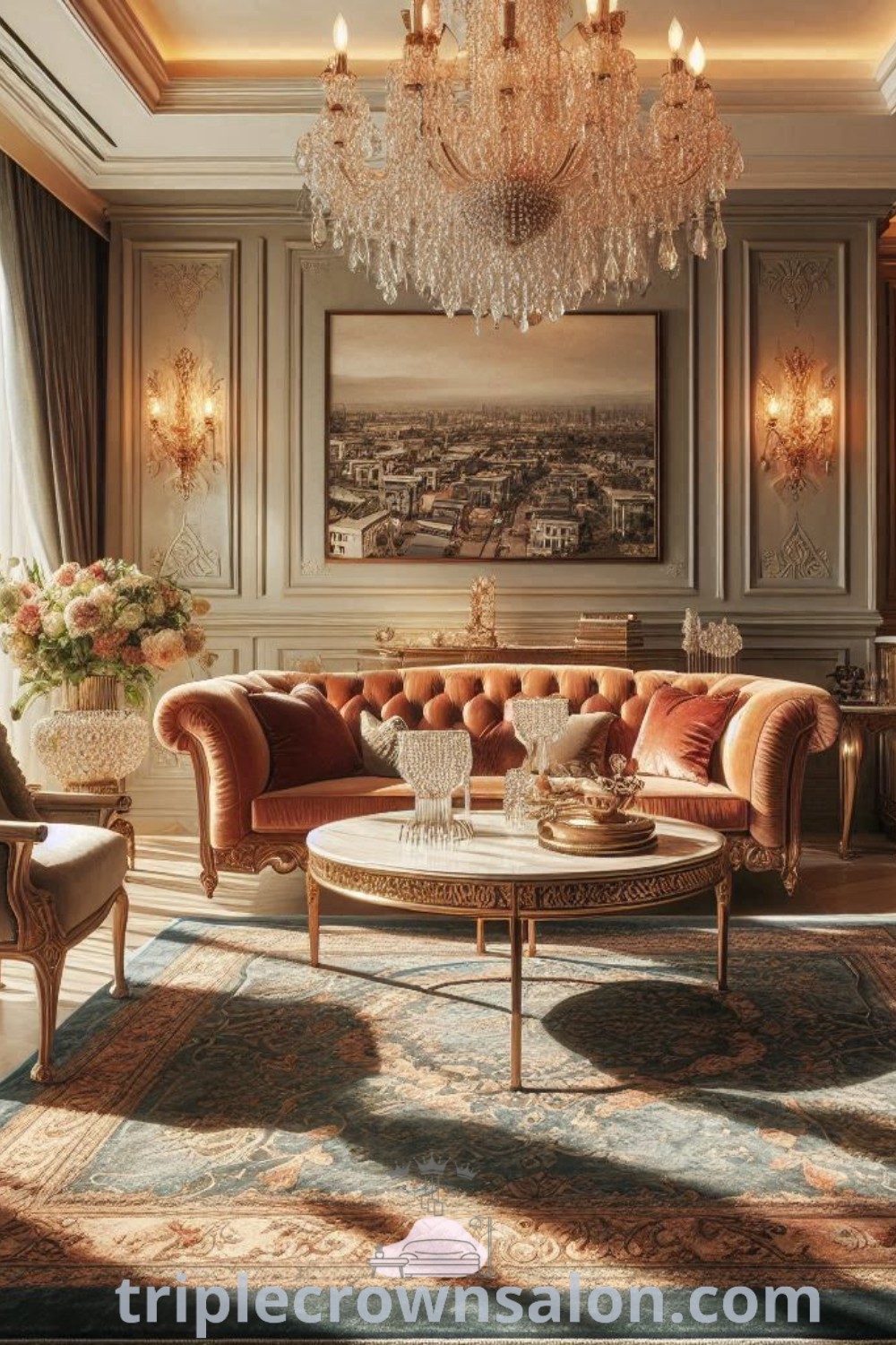 A classic luxury living room showcasing elegant furniture and Victorian decor elements, creating a cozy home atmosphere. Ideal for unique design ideas, this space provides inspirations for family lounges and classic furniture arrangements. Discover more decor ideas at wellnesswink.com.